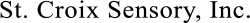 St. Croix Sensory Logo text